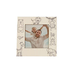 Kunku Photo Frame – Natural Wood Frame with Animal Design