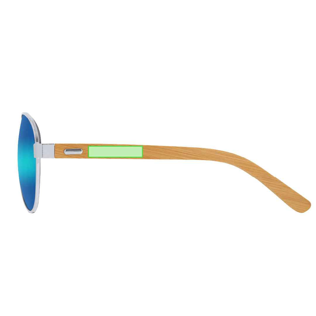 Gunok Sunglasses with UV400 Protection and Bamboo Arms | Fou Tees Ireland