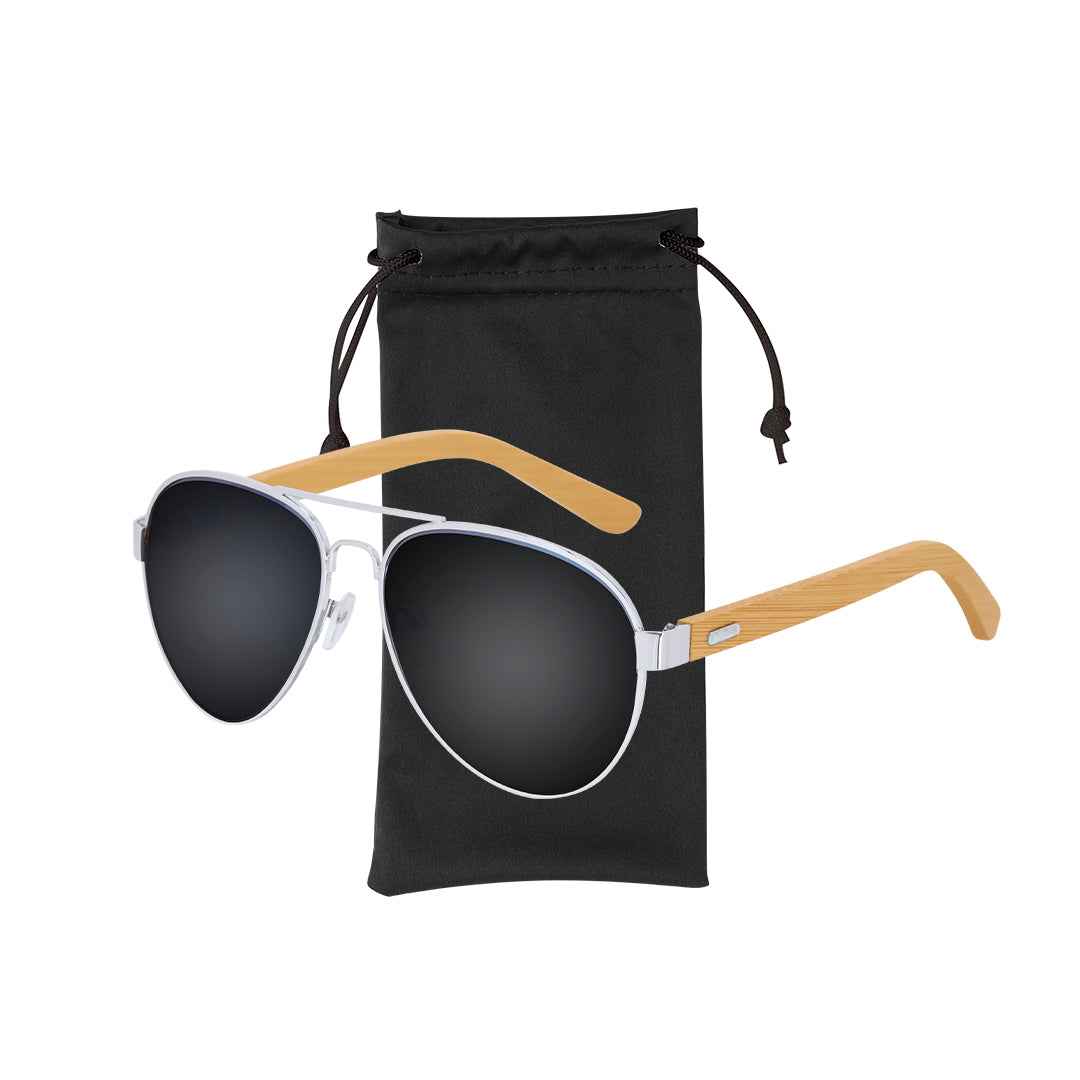 Gunok Sunglasses with UV400 Protection and Bamboo Arms | Fou Tees Ireland