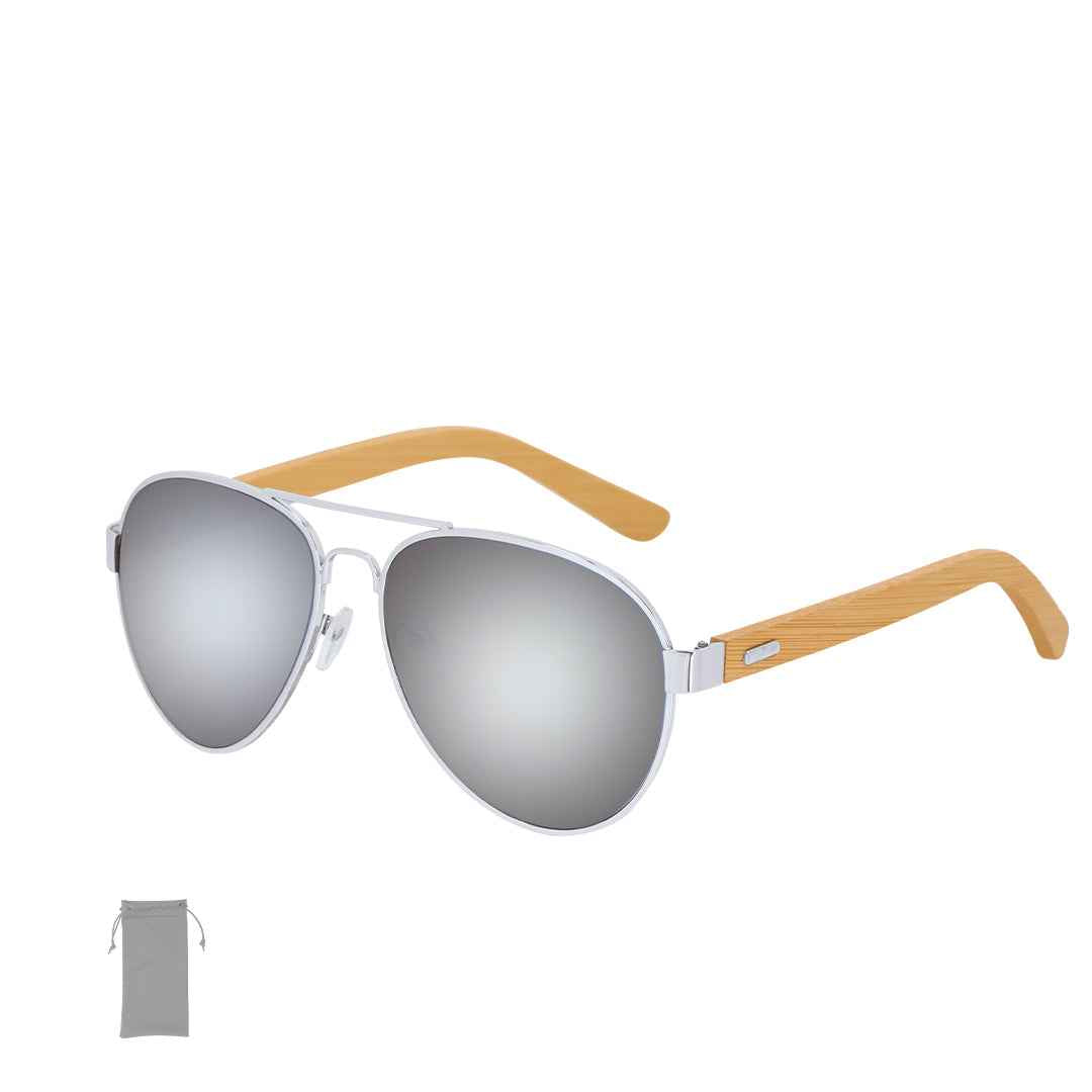 Gunok Sunglasses with UV400 Protection and Bamboo Arms | Fou Tees Ireland