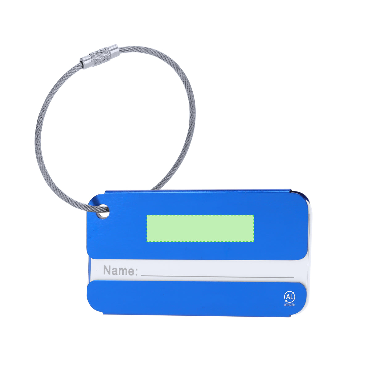 Halux Recycled Aluminium Luggage Identifier – Durable and Eco-Friendly