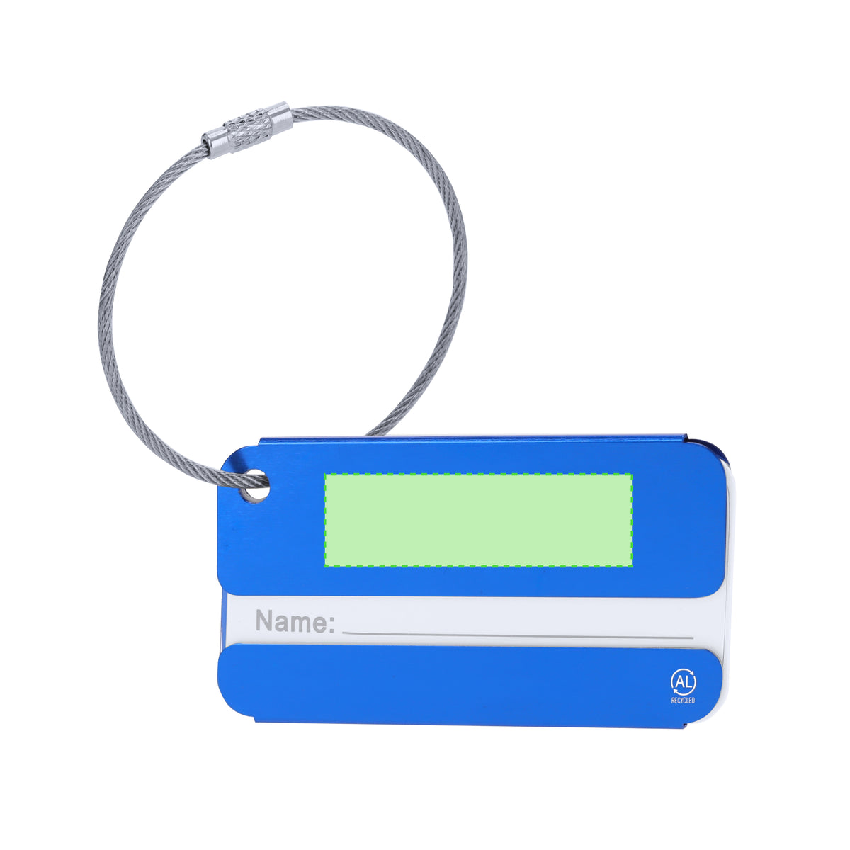 Halux Recycled Aluminium Luggage Identifier – Durable and Eco-Friendly