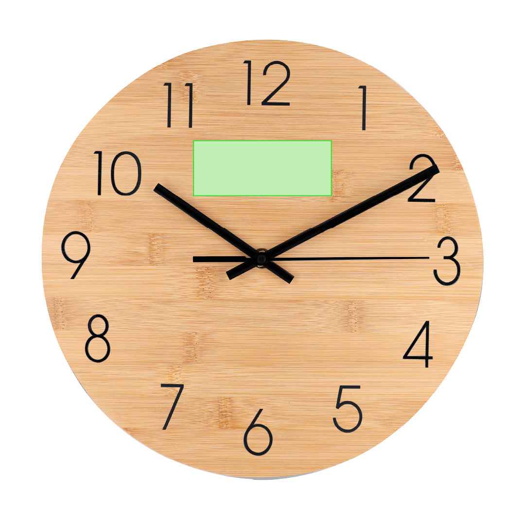 Tiwel Bamboo Wall Clock – Natural, Sustainable Timepiece