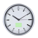 Houser Wall Clock – Elegant Aluminium and Glass Office Clock