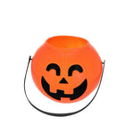 Cowel Halloween Basket – Durable Pumpkin-Shaped Handle Basket