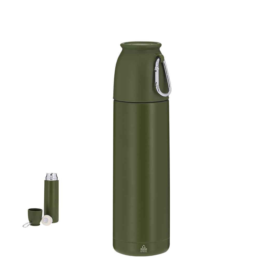 Clorin Thermos – Durable Recycled Stainless Steel Thermal Bottle