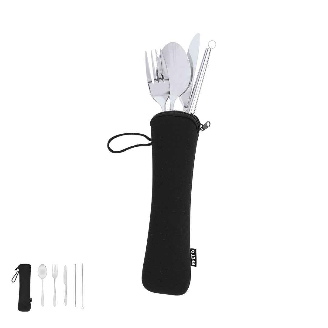 Sinix Cutlery Set – Sustainable Stainless Steel Set with RPET Case