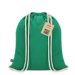 Dykes Fairtrade Drawstring Backpack – Sustainable Cotton Carryall