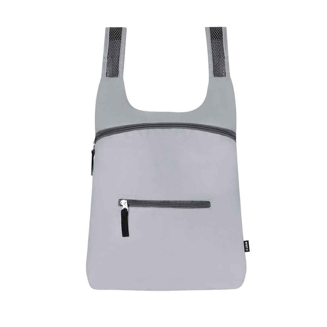 Cladox Folding Backpack - Reflective RPET Material, Ideal for Bulk Orders