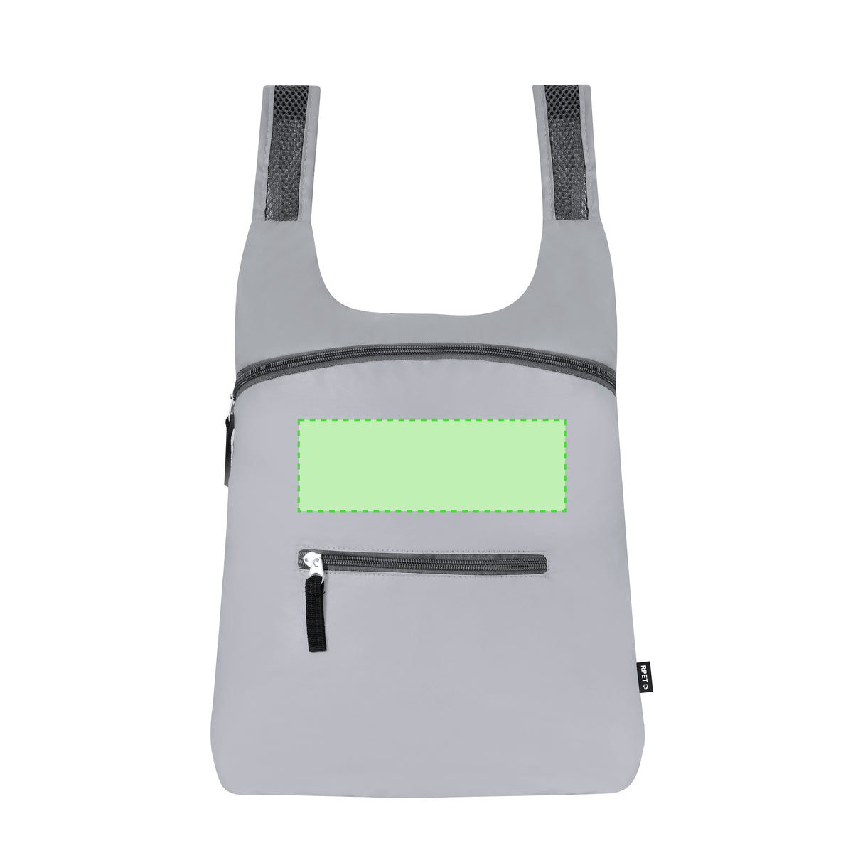 Cladox Folding Backpack - Reflective RPET Material, Ideal for Bulk Orders