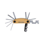 Koron Multitool – Durable Stainless Steel with Bamboo Casing
