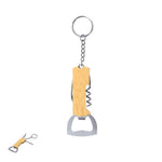Jilar Keychain Bottle Opener – Bamboo and Stainless Steel Multi-Tool