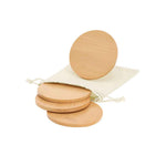 Elmor Bamboo Coaster Set – Stylish and Sustainable Drink Accessories