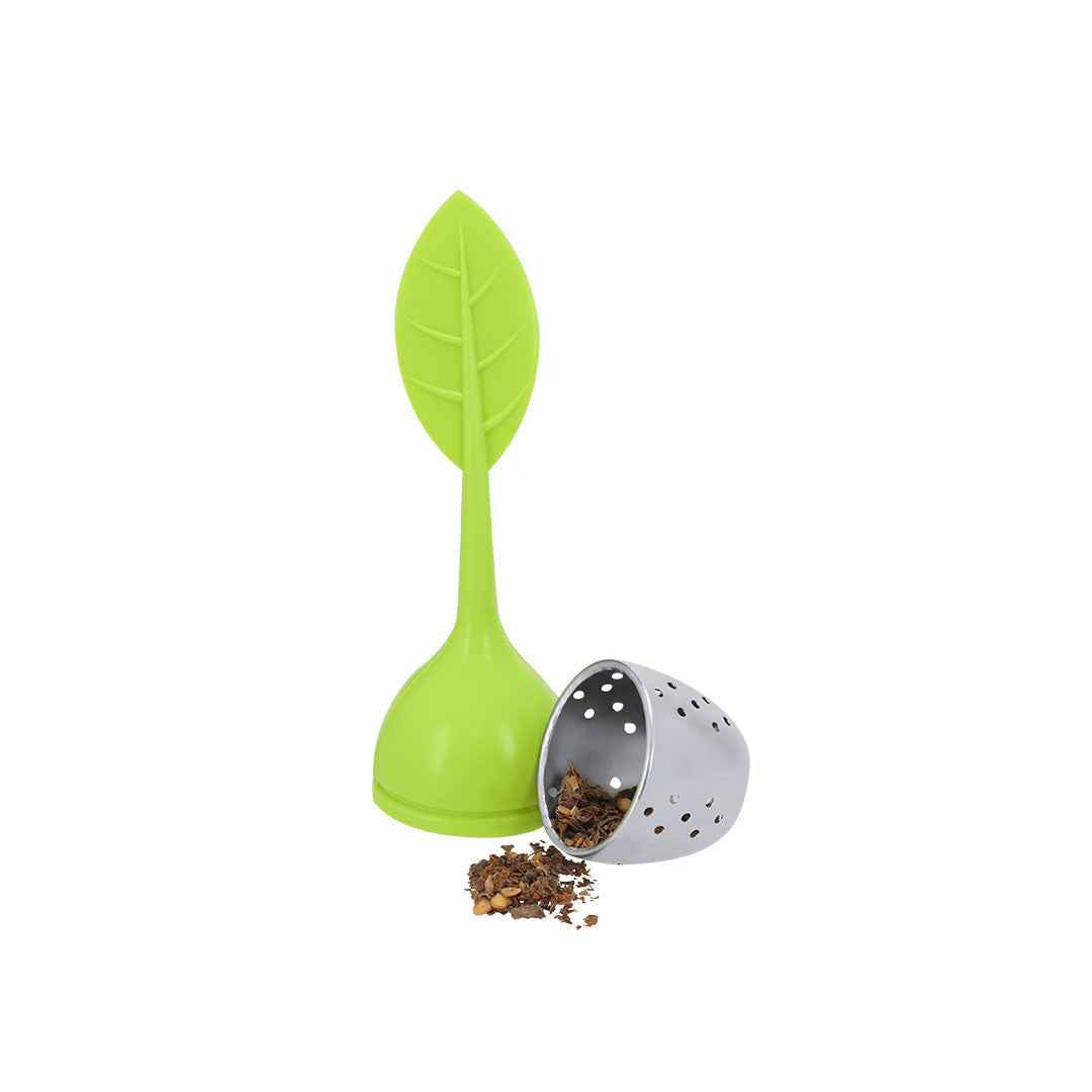 Ponar Tea Infuser – Silicone & Stainless Steel Leaf Design | Fou Tees Ireland