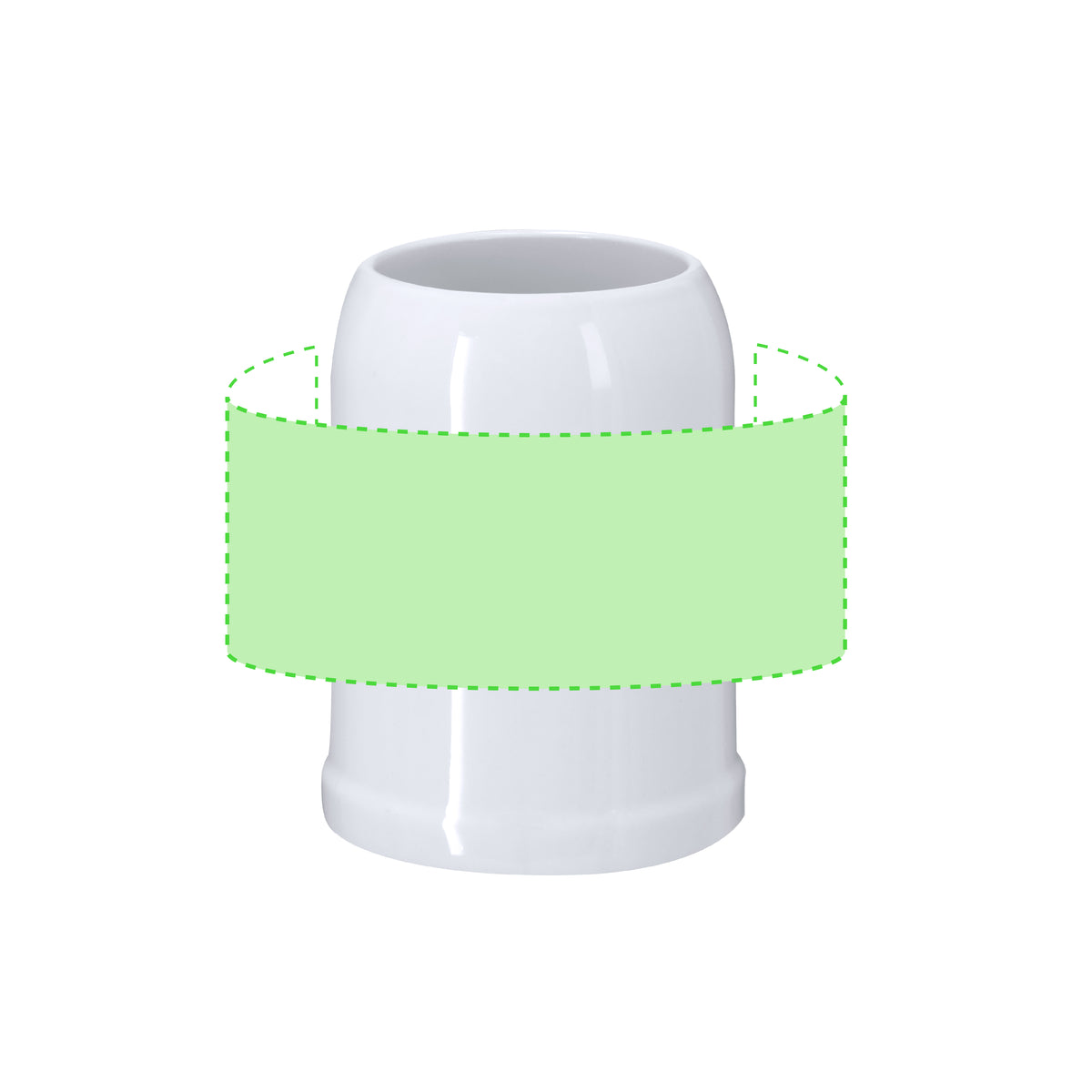 Reggio Ceramic Sublimation Jug - Bulk Orders for Irish Businesses