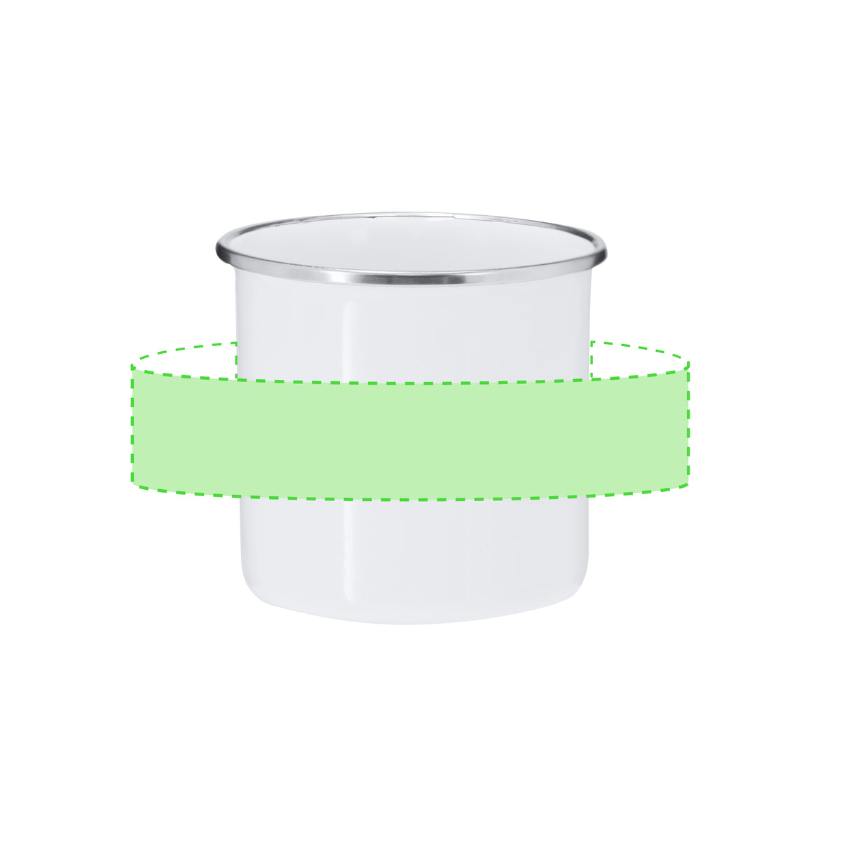 Deriox Metal Mug - Stylish Sublimation Mug for Bulk Orders | Fou Tees Ireland