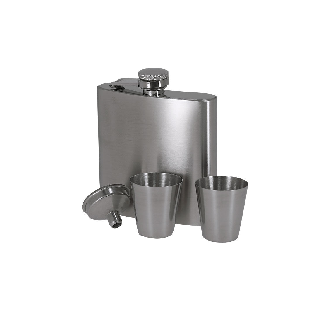 Almaz Recycled Stainless Steel Flask Set – Sustainable and Durable