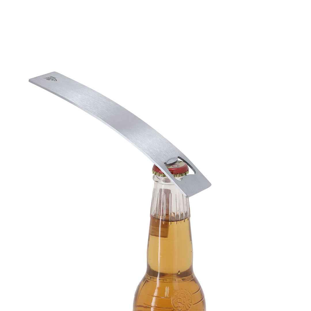 Azaria Recycled Stainless Steel Opener – Sustainable and Durable Bar Accessory