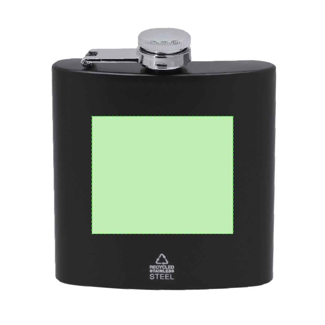 Lindog Recycled Stainless Steel Hip Flask – Durable and Sustainable Drinkware