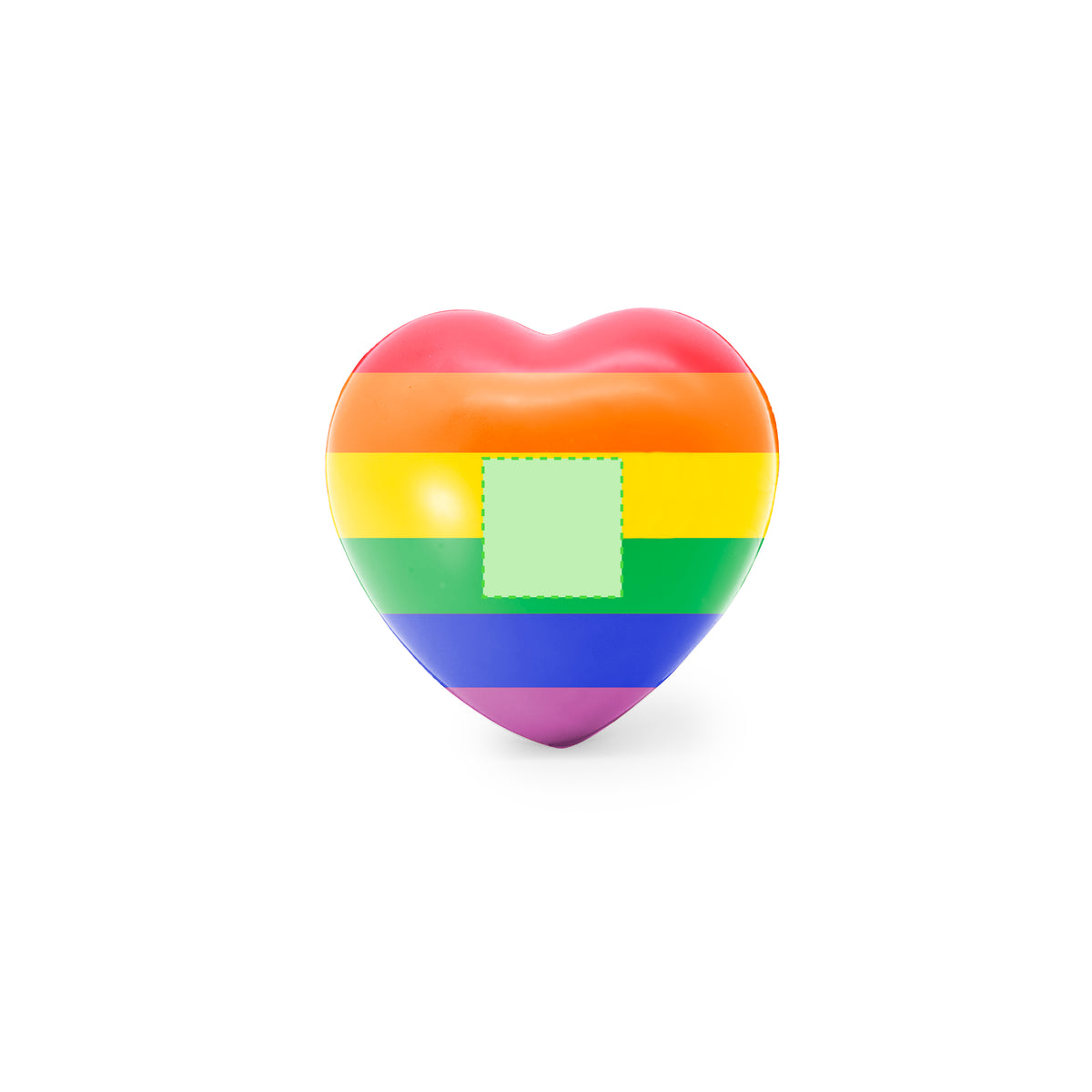 Kanedax Stress Relief Toy – Heart-Shaped Rainbow Design | Fou Tees Ireland