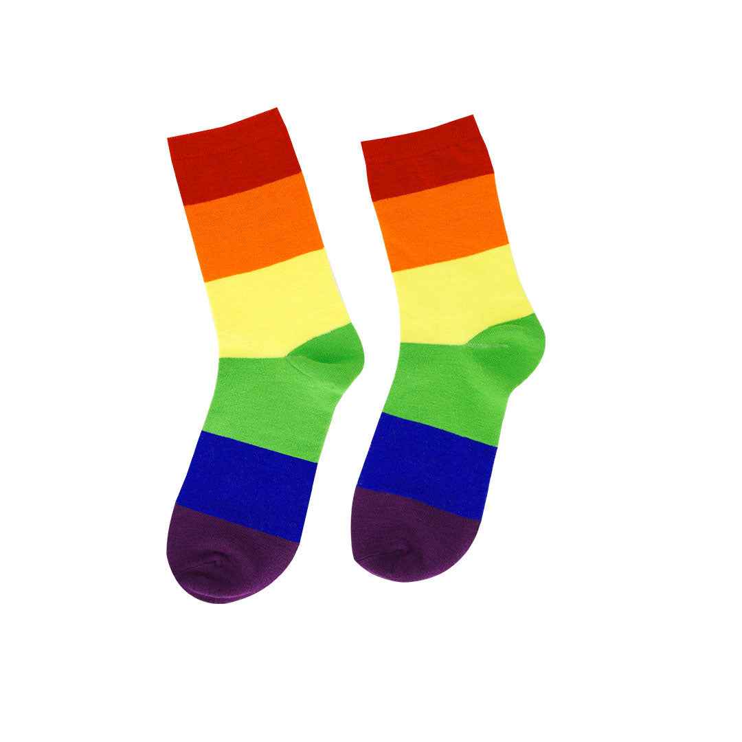 Tarox Socks – Rainbow Design, Soft Polyester Socks for Bulk Orders