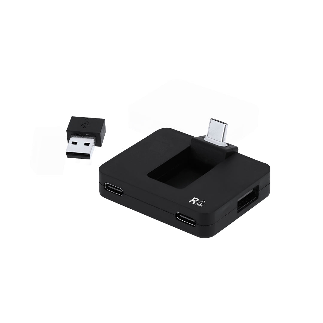 Baycen USB Hub – Recycled ABS Eco-Friendly Multi-Port Hub