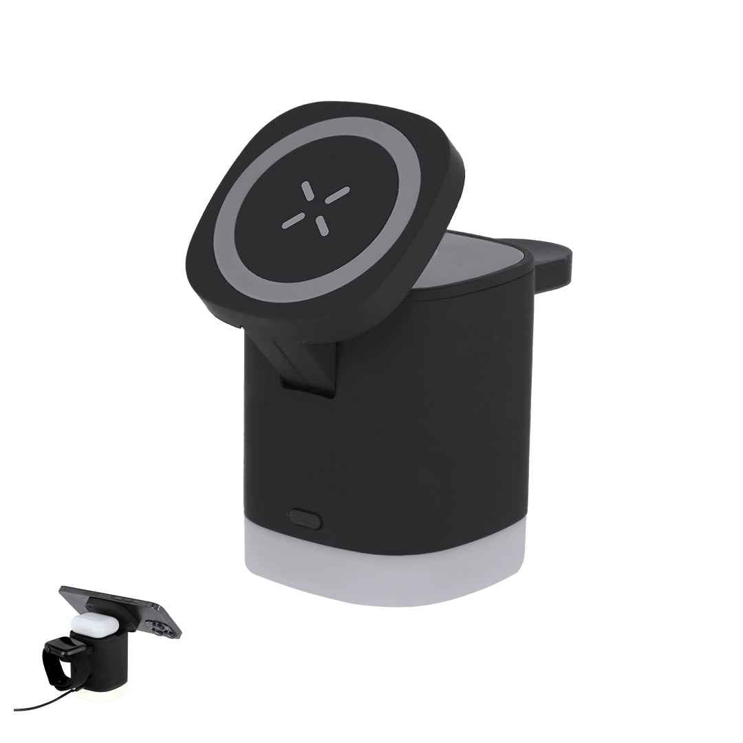 Ruclox Wireless Charger – 3-in-1 Magnetic Charging Station
