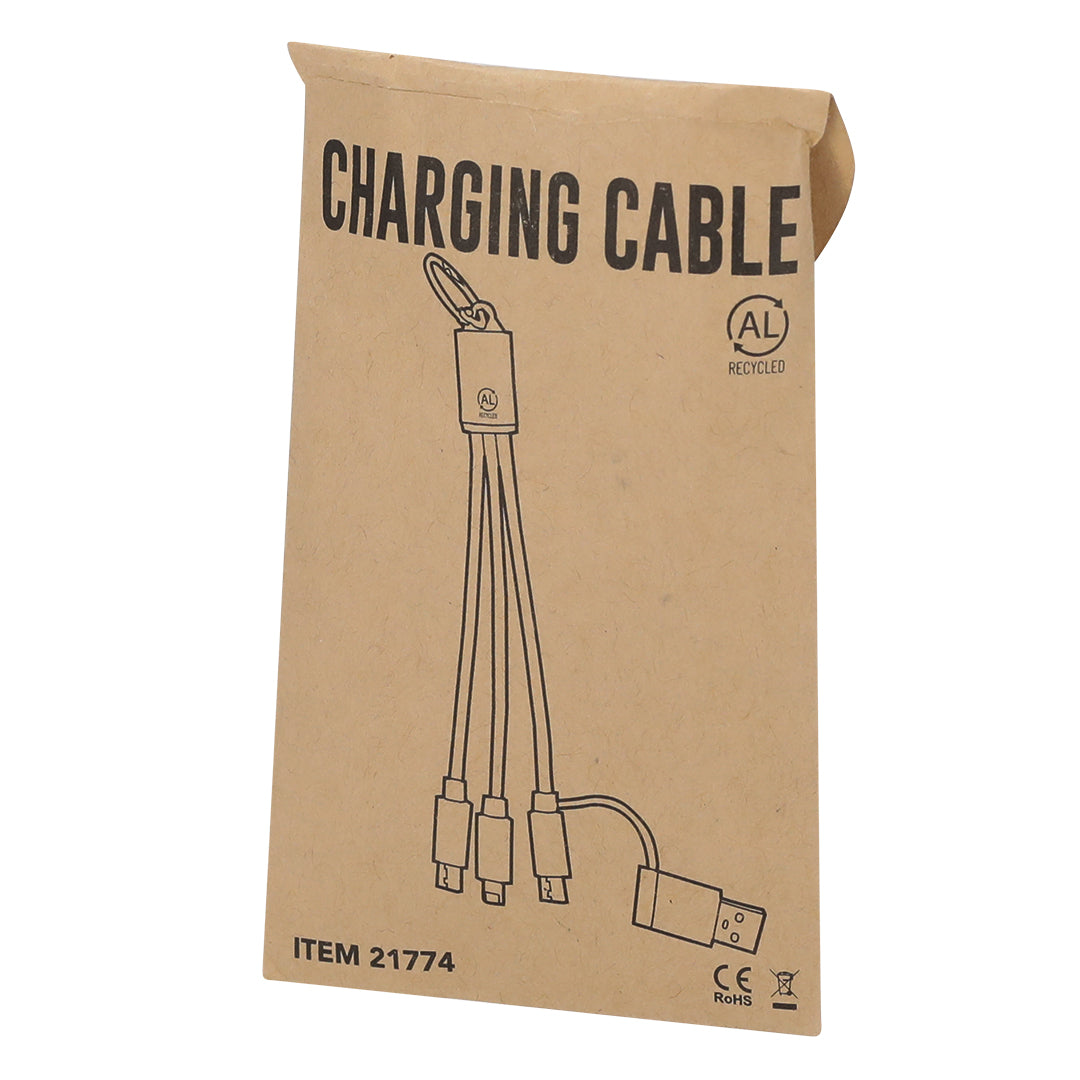 Bikoc Recycled Aluminium Charging Cable for Bulk Orders in Ireland