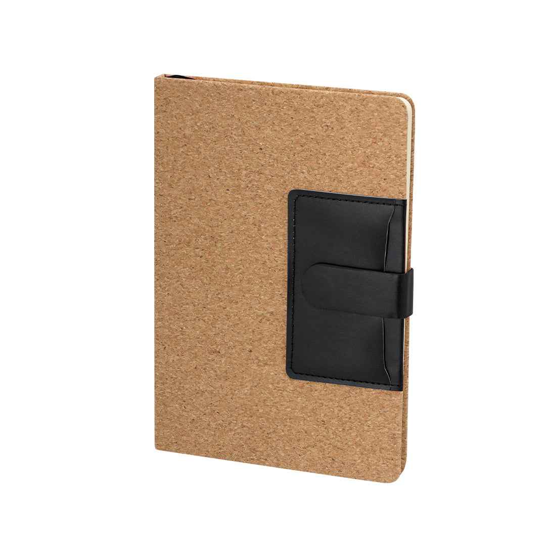 Rosiuk Notepad – Natural Cork and PU Cover with Magnetic Closure | Fou Tees Ireland