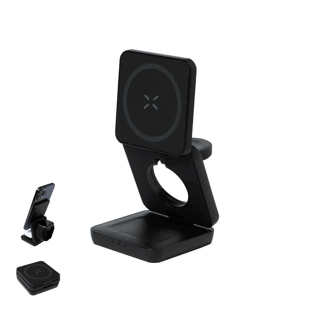 Komal Magnetic 4-in-1 Wireless Charger – Efficient Multi-Device Charging