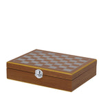 Fleet Hip Flask Set – Elegant Chessboard Design Gift