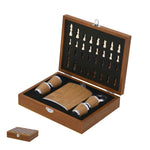Fleet Hip Flask Set – Elegant Chessboard Design Gift