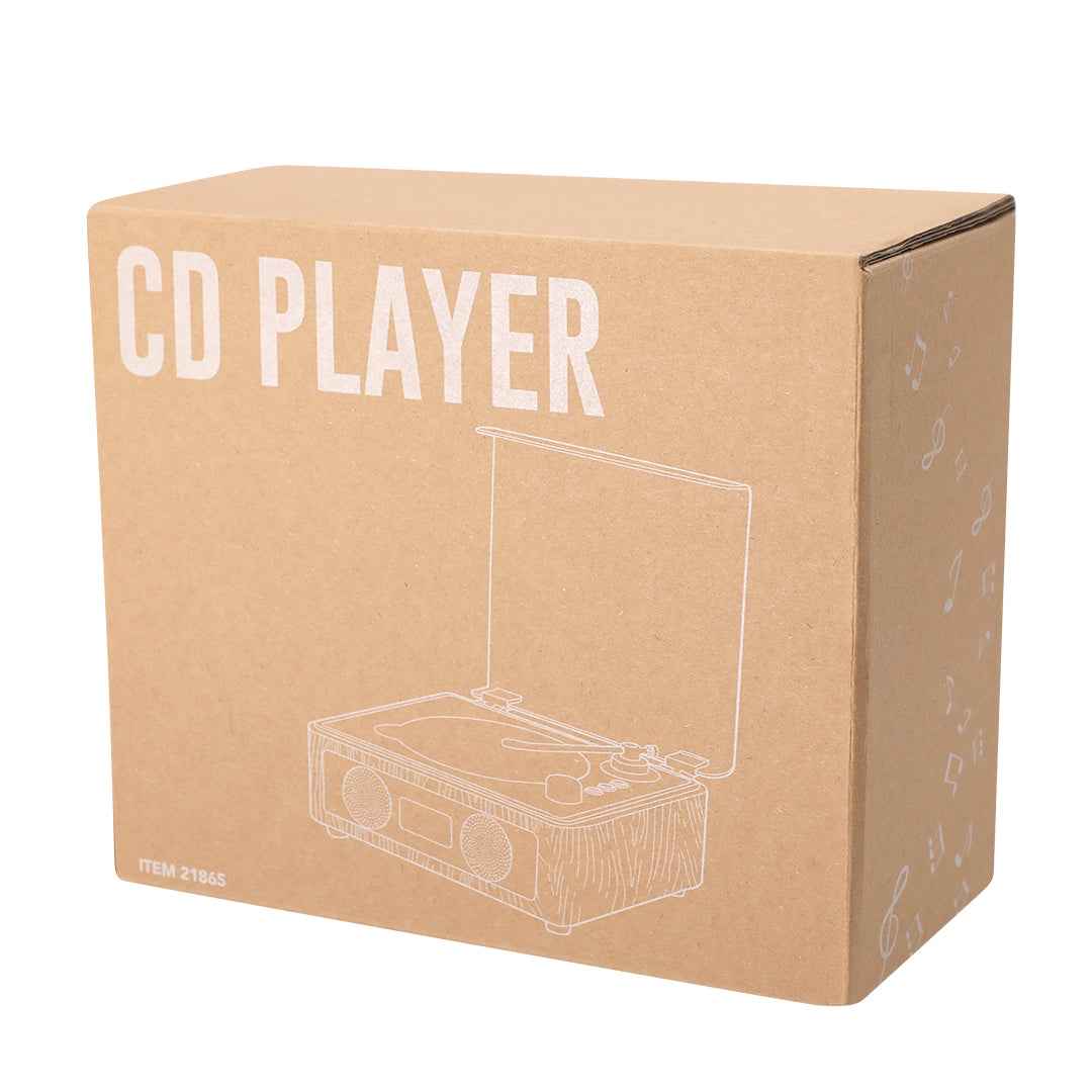 Hopson Retro CD Player – Classic Wooden Design with Modern Features