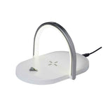 Cranston Multifunction Lamp with Wireless Charger and LED Light Ring