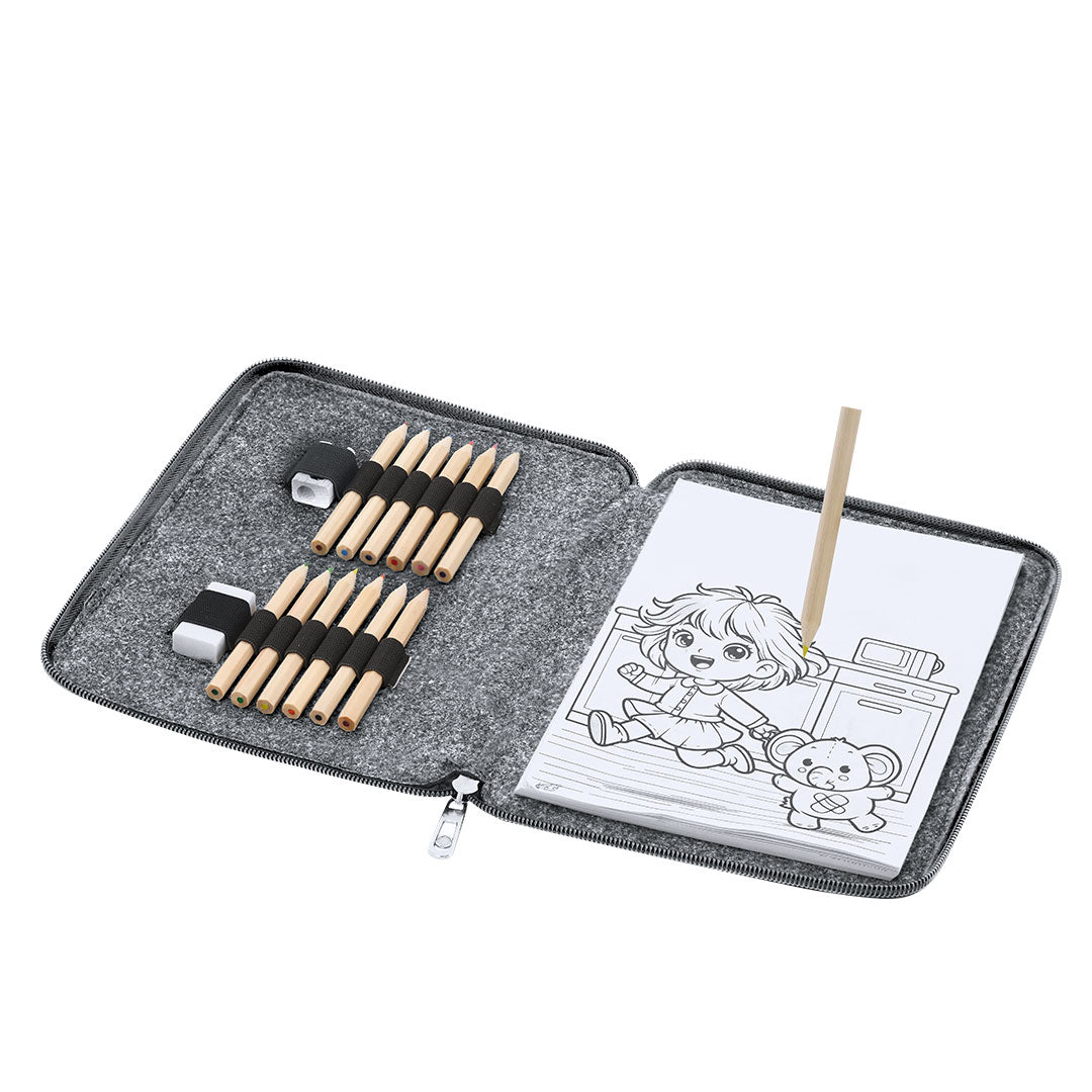 Shepher RPET Felt Colour Pencil Set for Promotional Bulk Orders in Ireland