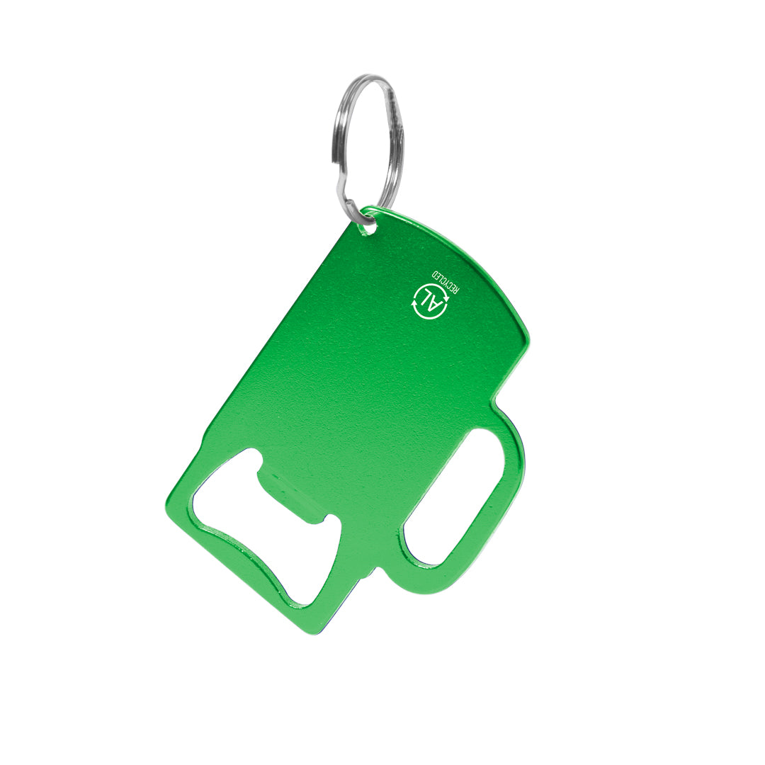 Berman Bottle Opener – Recycled Aluminium Keychain for Irish Businesses