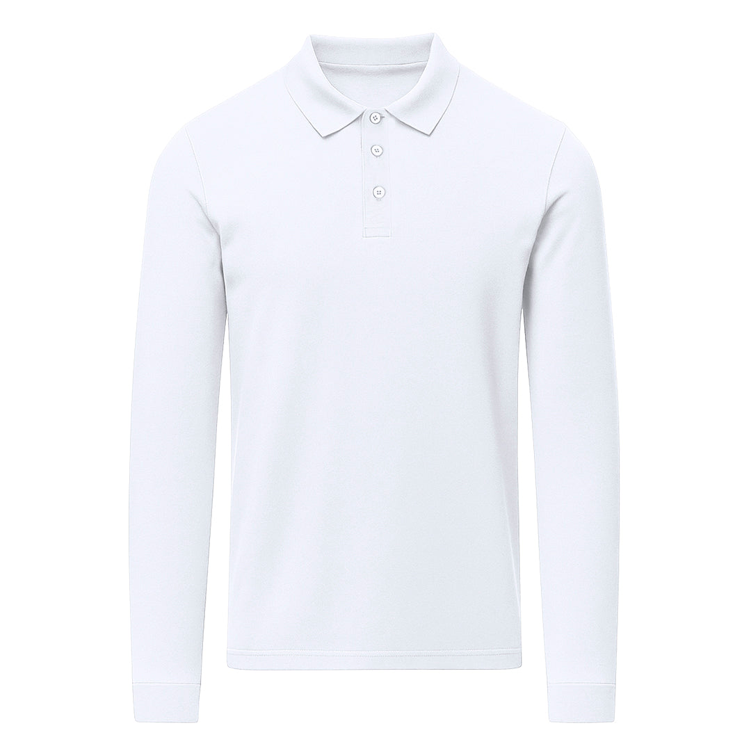 Charlot Polo Shirt – Quality Long-Sleeve Piqué for Irish Businesses
