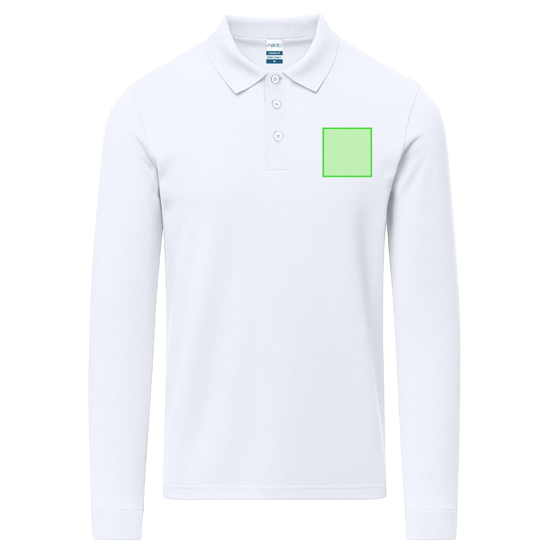 Charlot Polo Shirt – Quality Long-Sleeve Piqué for Irish Businesses