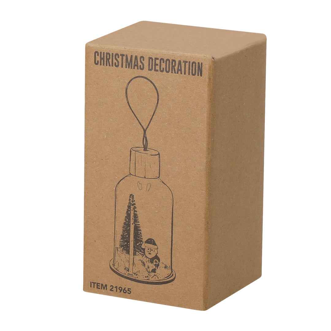 Babek Christmas Ornament – Elegant Glass Decoration with LED Lighting
