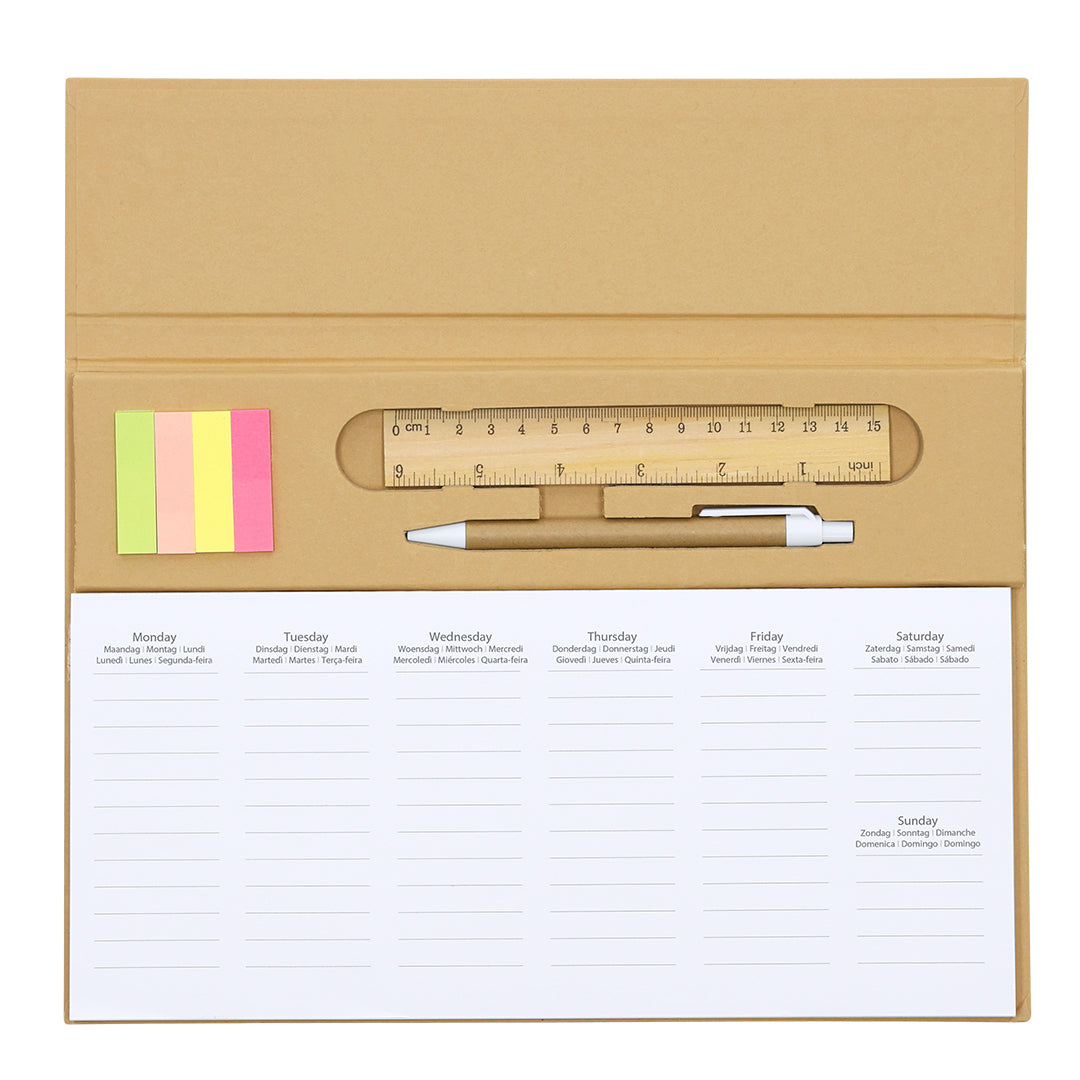 Isan Weekly Desk Planner – Sustainable Office Organisation