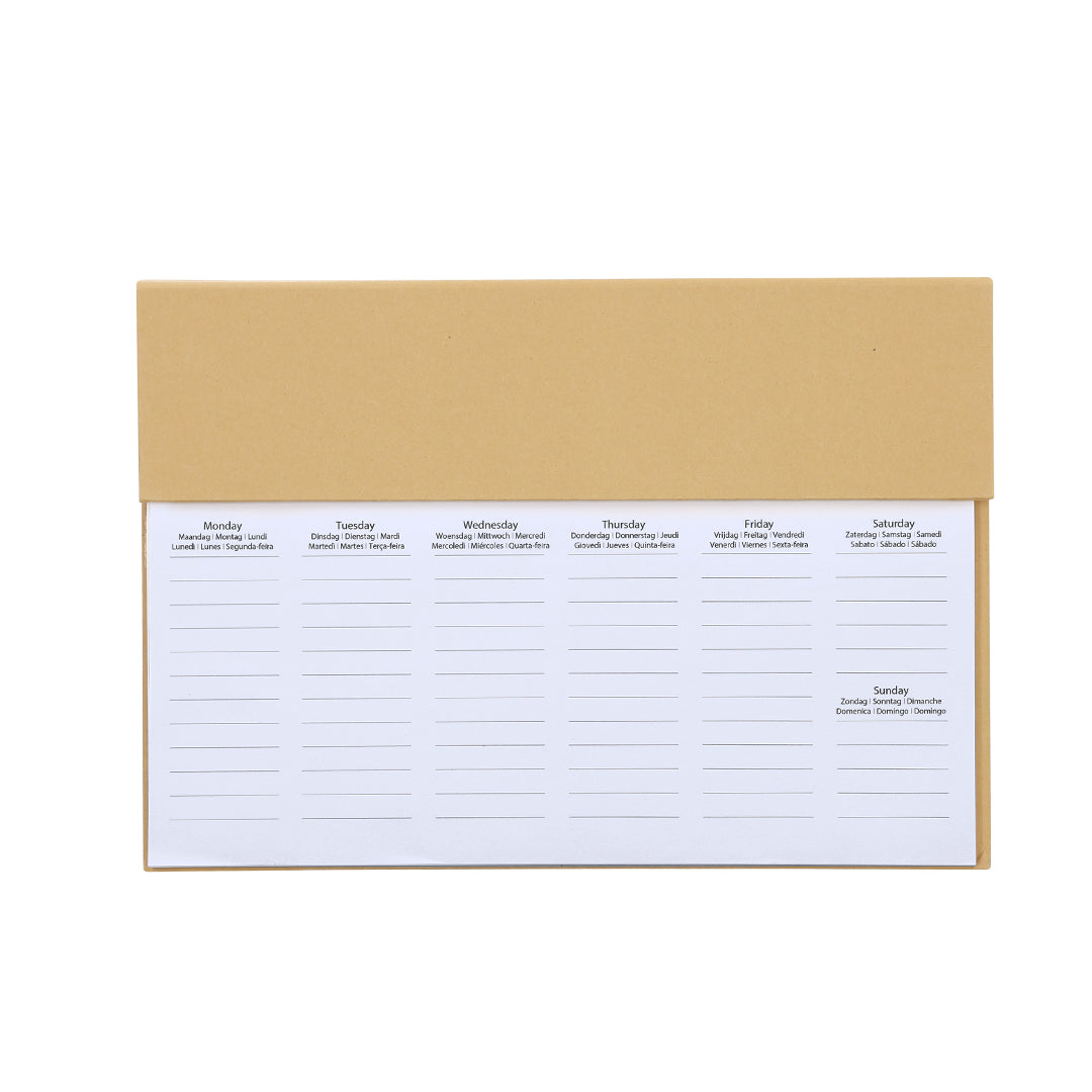 Isan Weekly Desk Planner – Sustainable Office Organisation