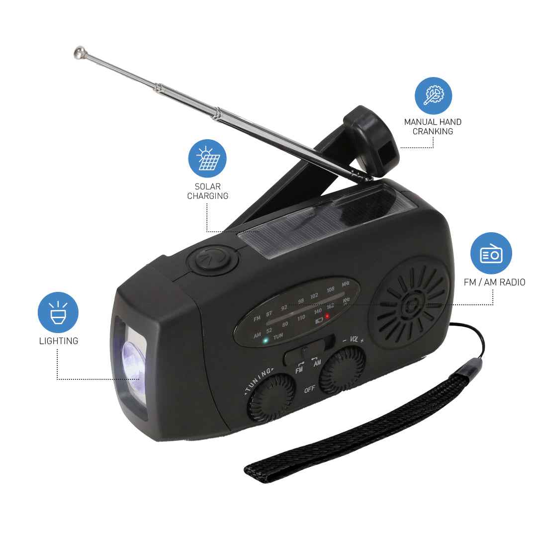 Cartney Multifunction Emergency Radio - Reliable Outdoor and Everyday Companion