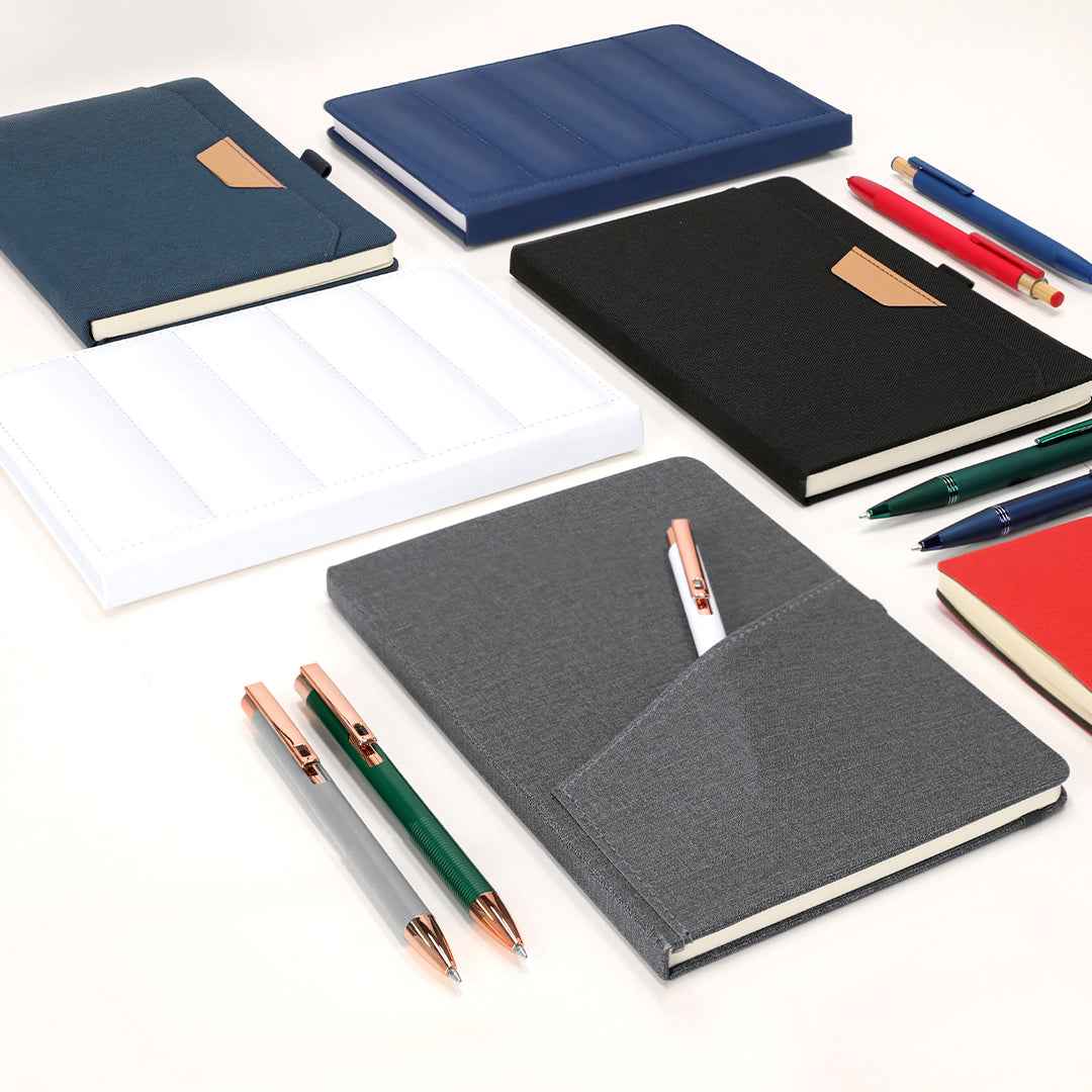 Waylon Notebook - Sustainable Recycled PU Hardcover Notepad | Fou Tees Ireland