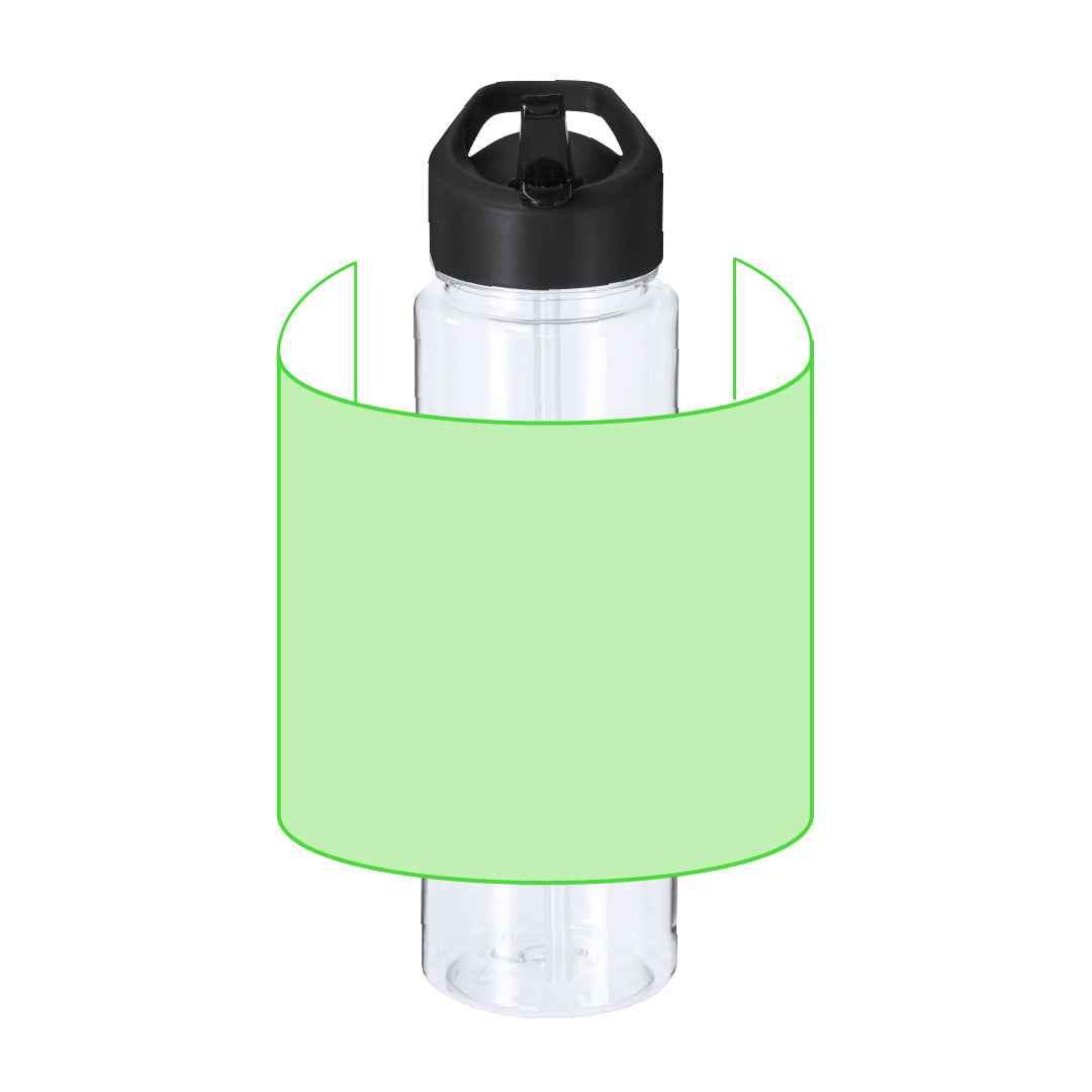 Elosok RPET Drum – Eco-Friendly 750ml Bottle with Straw and Handle