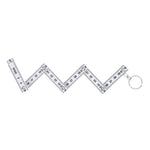 Qivan Folding Ruler Keychain – Durable and Versatile Measuring Tool