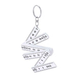 Qivan Folding Ruler Keychain – Durable and Versatile Measuring Tool