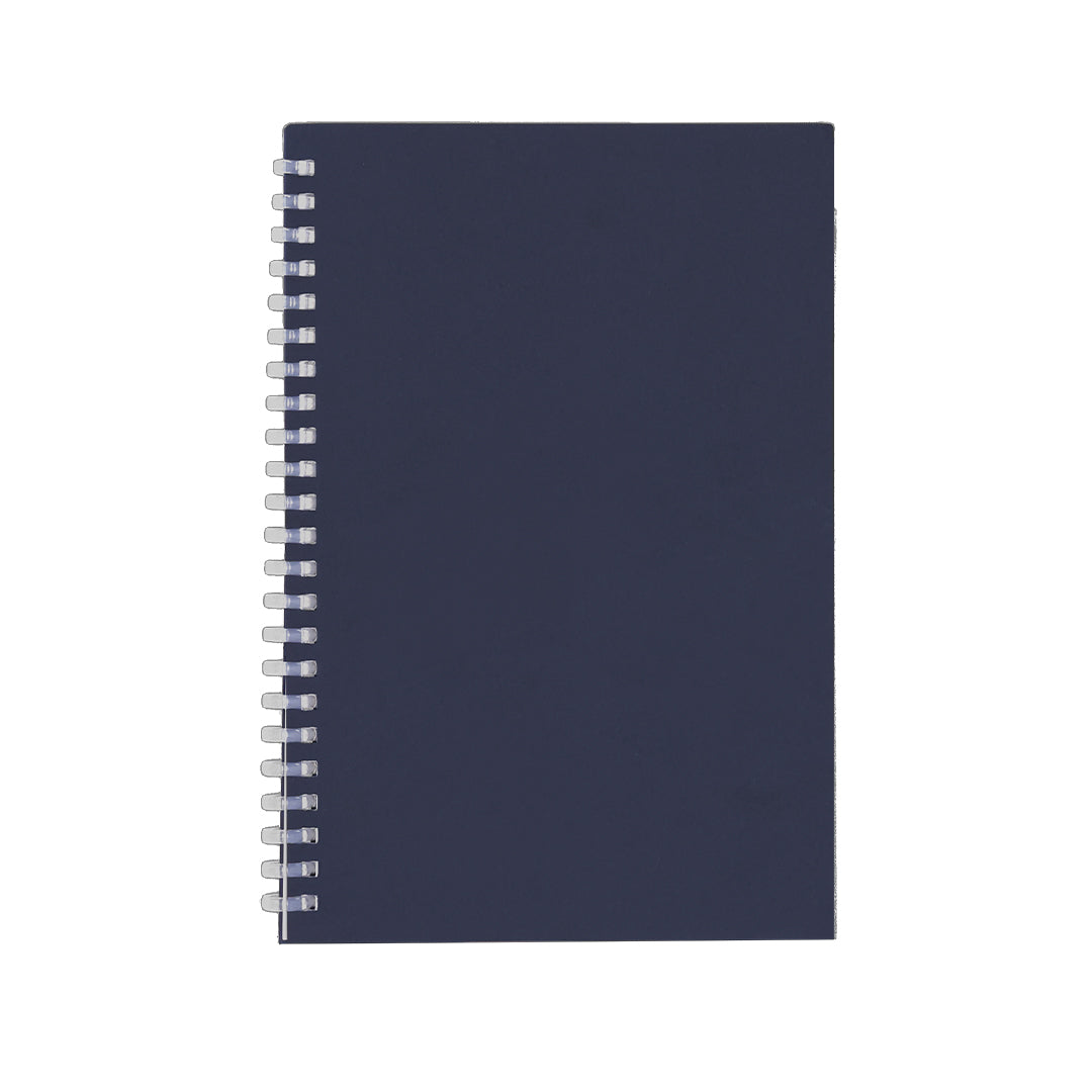 Kidon Transparent Ring Notebook – Sustainable A5 Recycled Cardboard Notebook