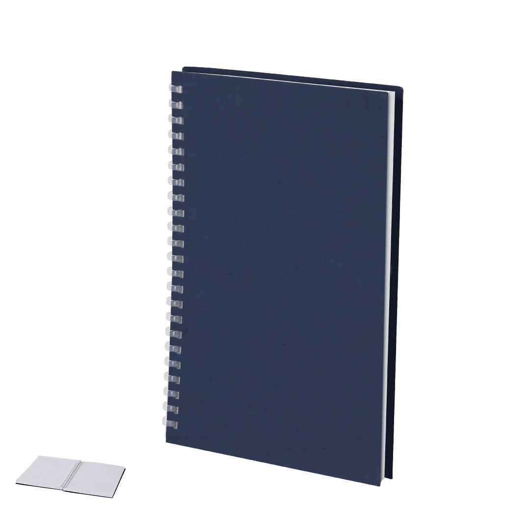 Kidon Transparent Ring Notebook – Sustainable A5 Recycled Cardboard Notebook