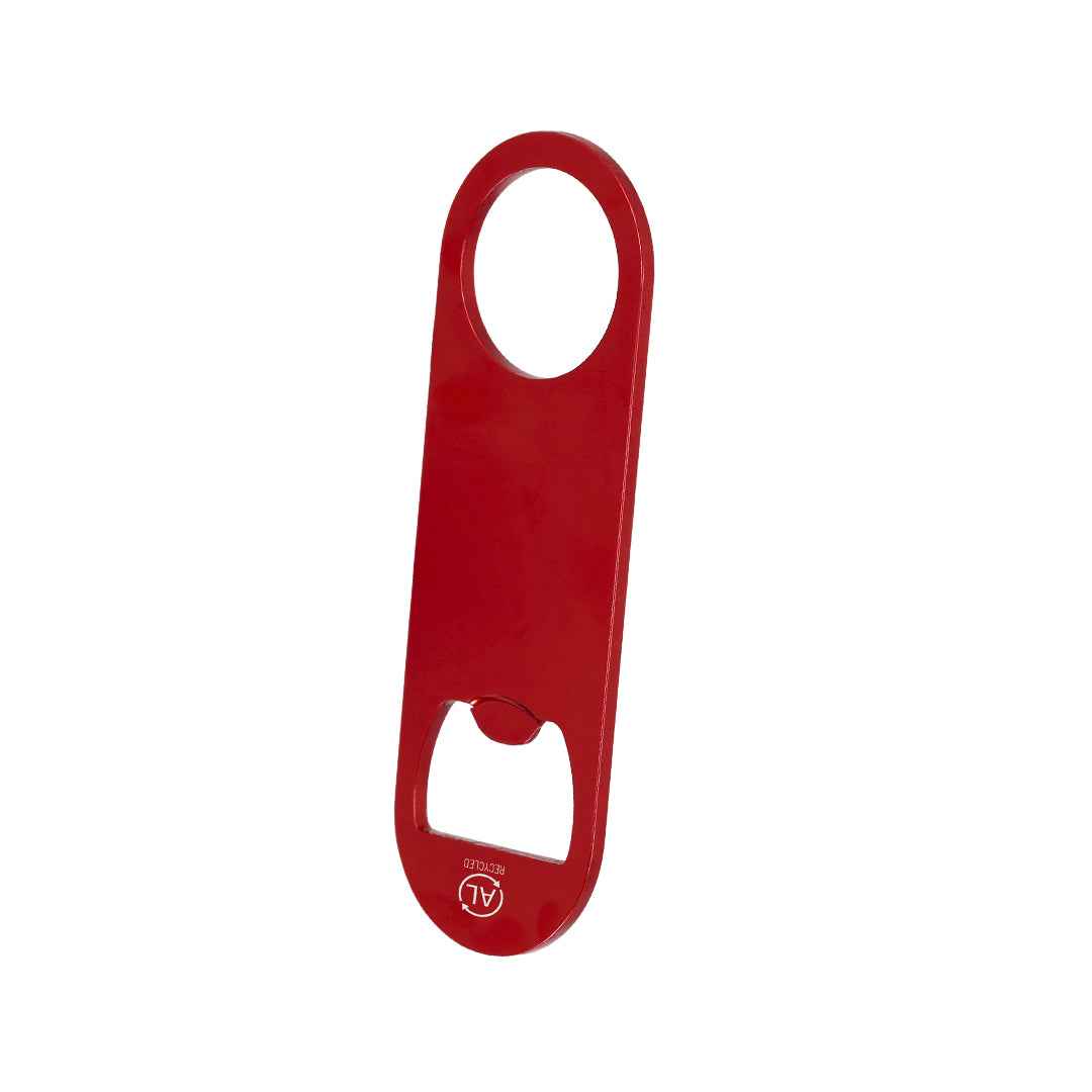 Zarel Recycled Aluminum Opener – Sustainable Promotional Bar Accessory