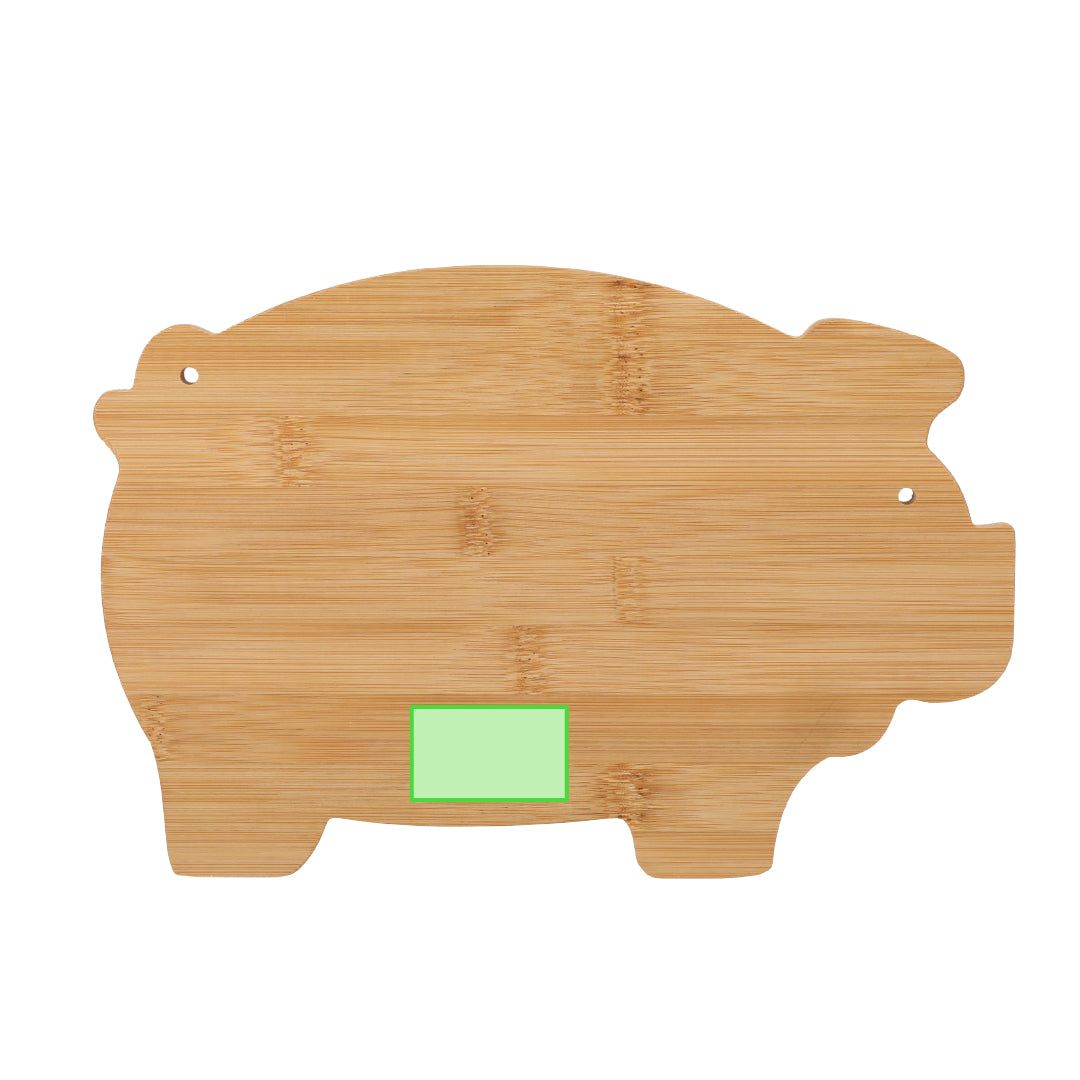 Jular Kitchen Board – Soft Bamboo Pig-Shaped Design
